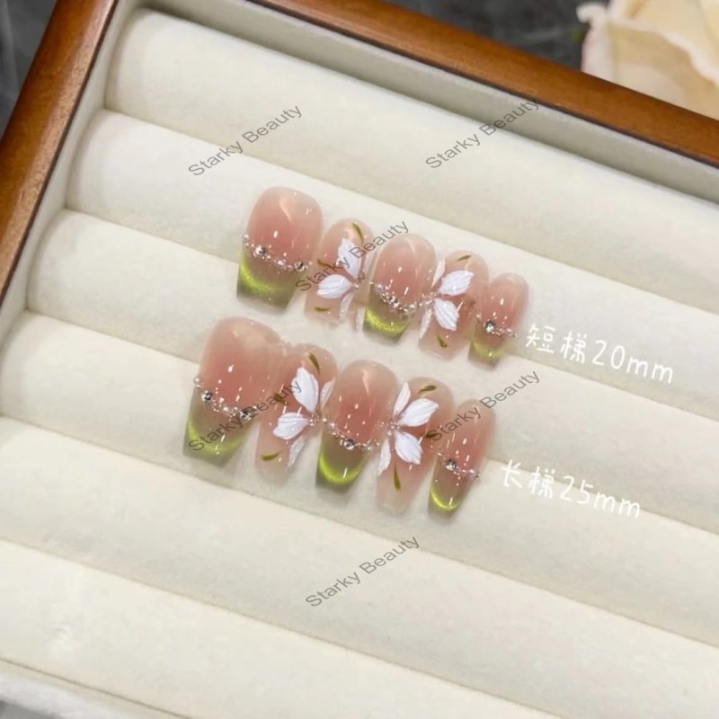 Handmade Wearing Armor Spring/Summer New Butterfly Love Flower Petal Nail Patch