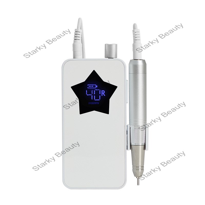 Rechargeable Nail Polish Machine 40000 RPM Hollow Cup Brushless Low Noise
