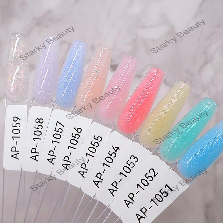 Summer Ice Transparent Nail Crystal Powder with Extended Immersion and Carving 3 in1 Acrylic Powder
