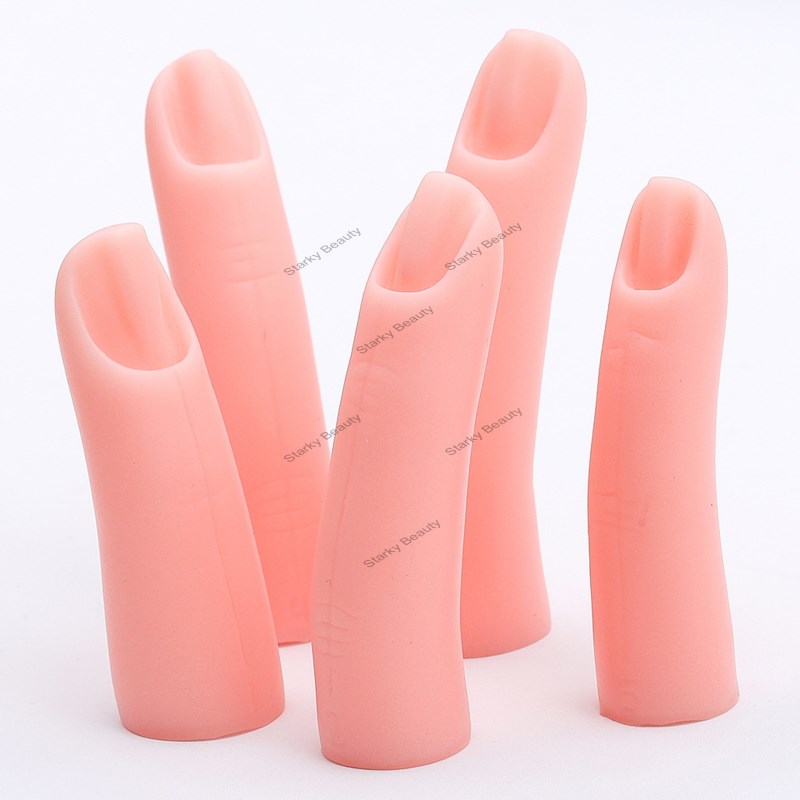 Nail art silicone practice finger simulation finger model fake finger
