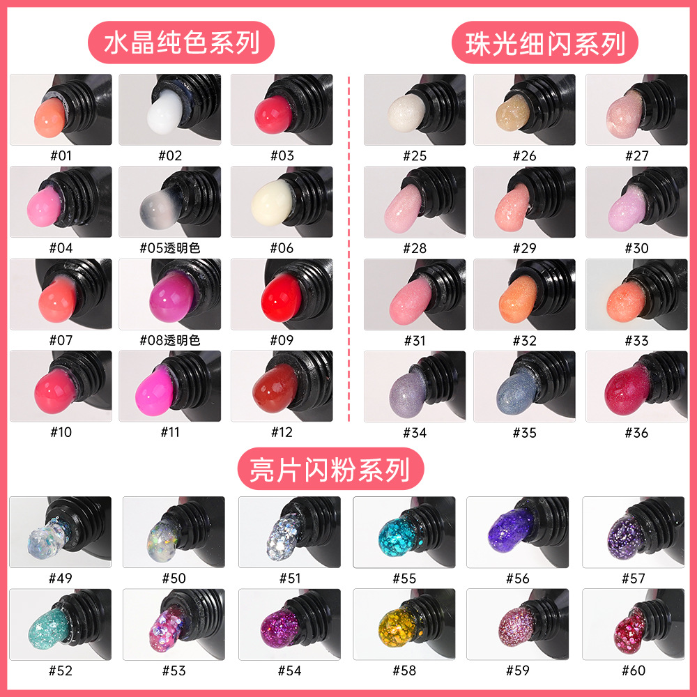 nail crystal extension gel poly gel nail extension 15ml phototherapy paper free tray