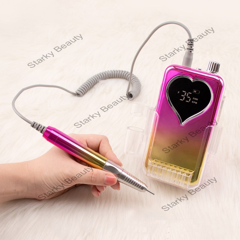 Gradient Color Brushless Nail Polisher Rechargeable Professional Nail Polisher