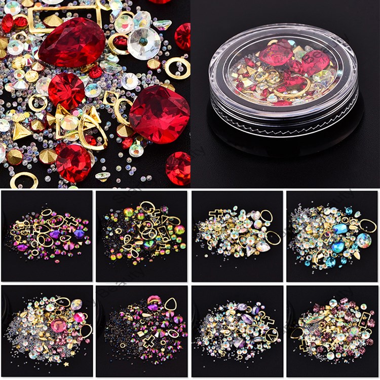 nail rhinestones 3D DIY decoration nail art stones