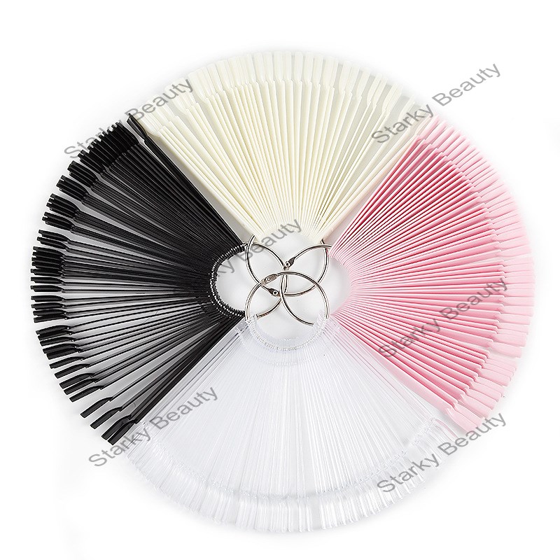 50colors fan nail tip display