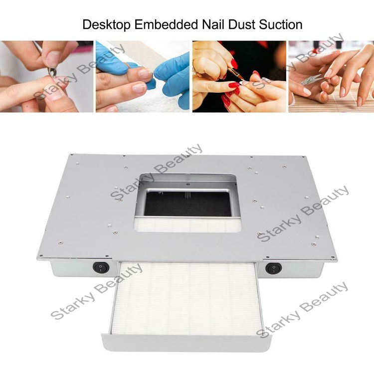 48W nail table dust fan