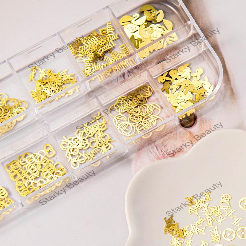 Logo Nail Metallic Slice