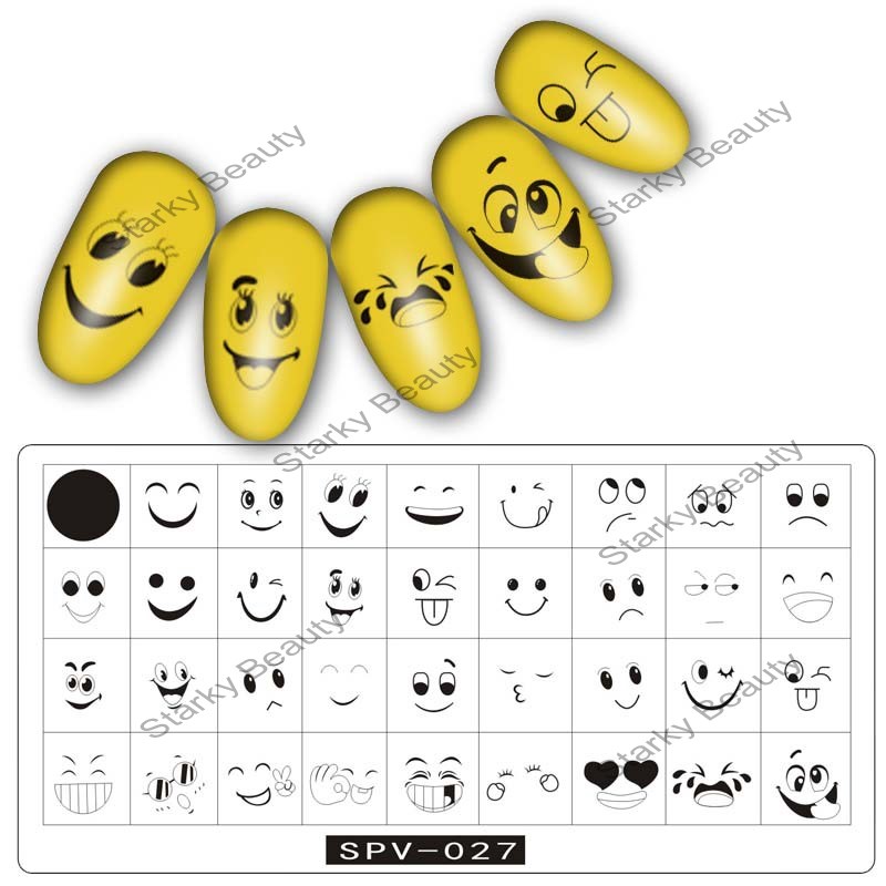 SPV 2024 Halloween Christmas Nail Art Printing Template