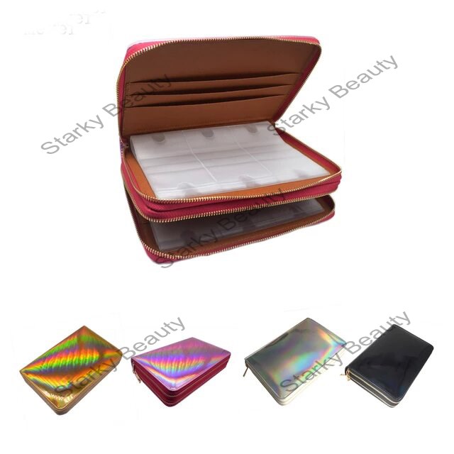 Nail Stamping Blank Plate Holder Round Square Rectangular Manicure Nail Art Plate  Organizer