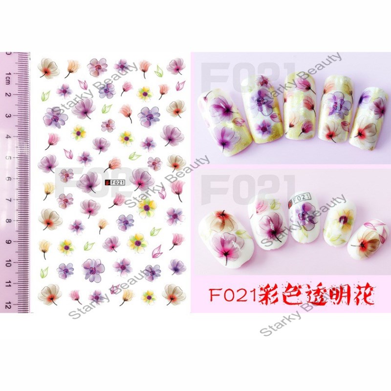 3d Cute Nail Designs Image Decoration Sticker Nail Art Decals for Tips