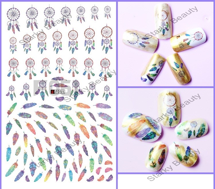 3d Cute Nail Designs Image Decoration Sticker Nail Art Decals for Tips