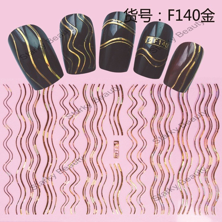 F series 3D self-adhesive really fashion nail art sticker