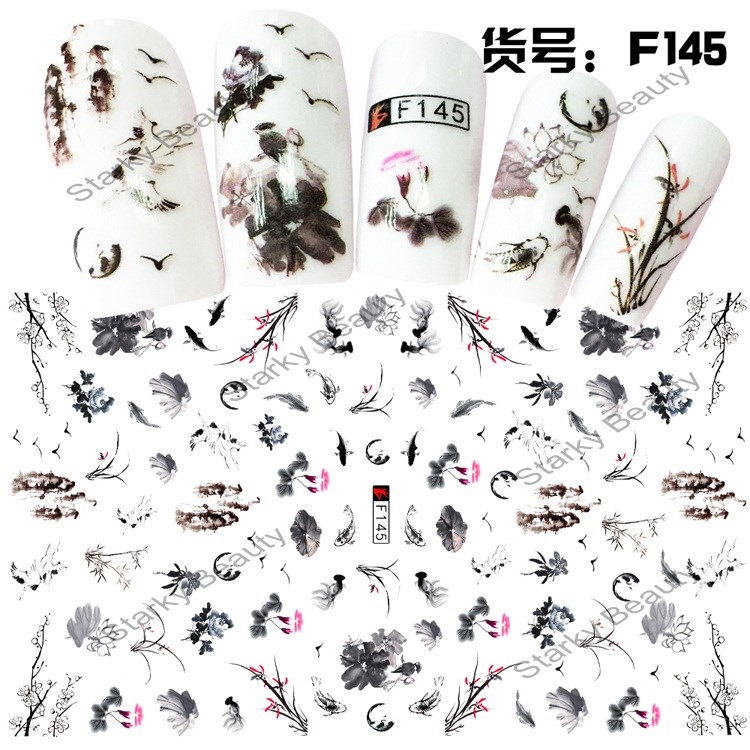 F series 3D self-adhesive really fashion nail art sticker