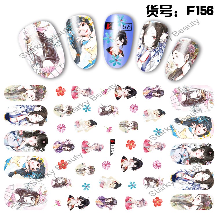 F series 3D self-adhesive really fashion nail art sticker