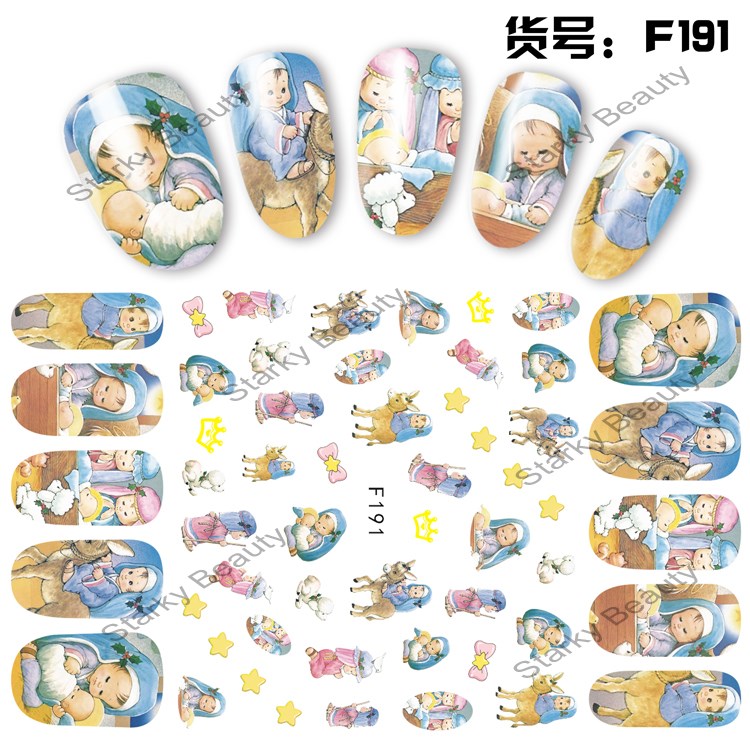 F series 3D self-adhesive really fashion nail art sticker