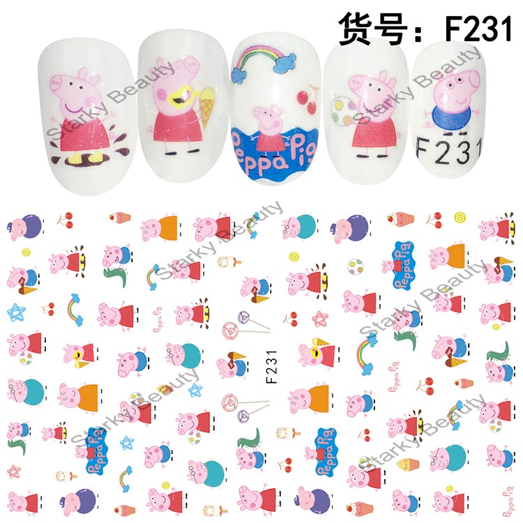 3D self-adhesive really fashion nail art sticker