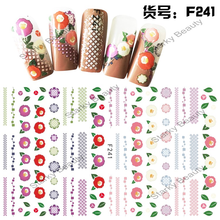 3D self-adhesive really fashion nail art sticker