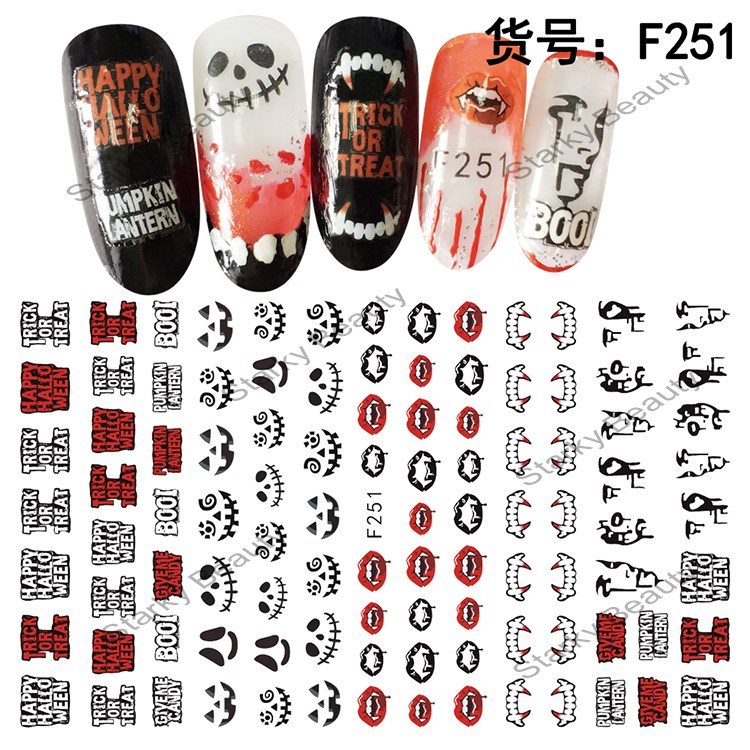 3D self-adhesive really fashion nail art sticker