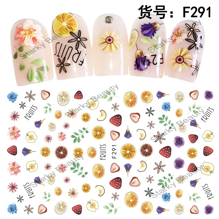 3D self-adhesive really fashion nail art sticker