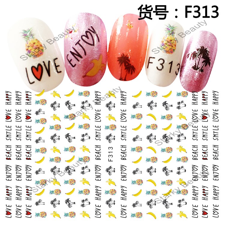 3D self-adhesive really fashion nail art sticker