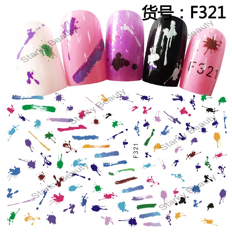 3D self-adhesive really fashion nail art sticker