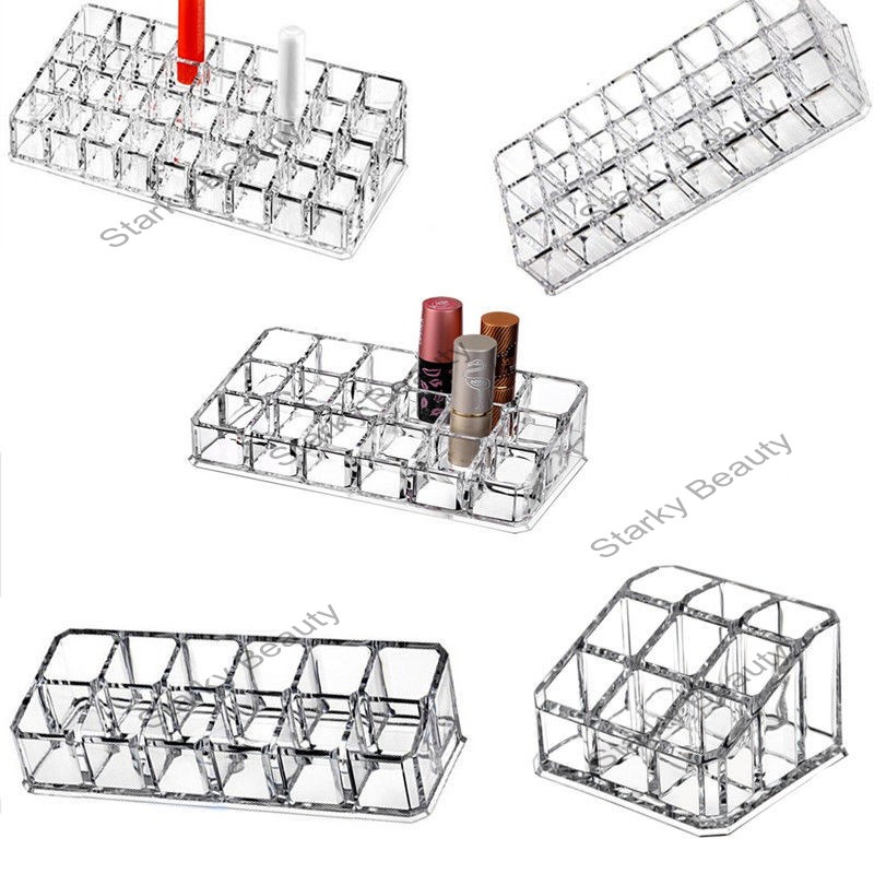 Lipstick Holder Storage Box Nail Display Stand Make Up Brush Holder