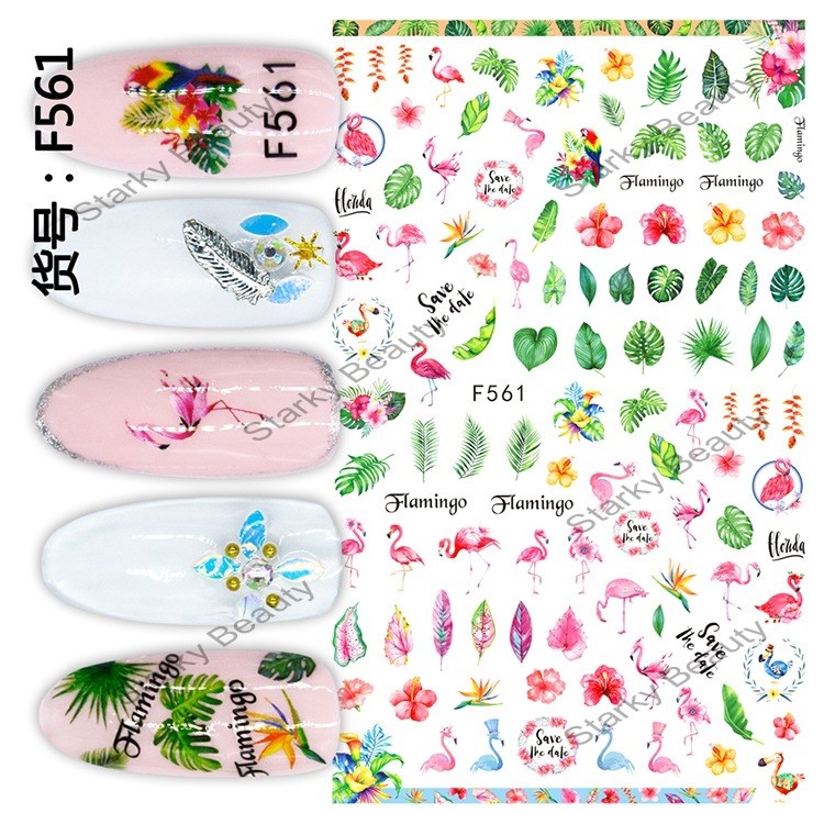 3D self-adhesive really fashion nail art sticker