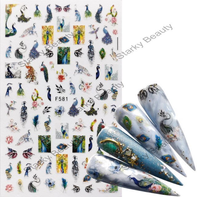 3D self-adhesive really fashion nail art sticker