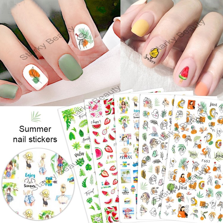 3D self-adhesive really fashion nail art sticker