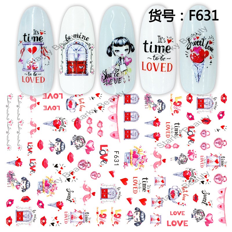 3D self-adhesive really fashion nail art sticker