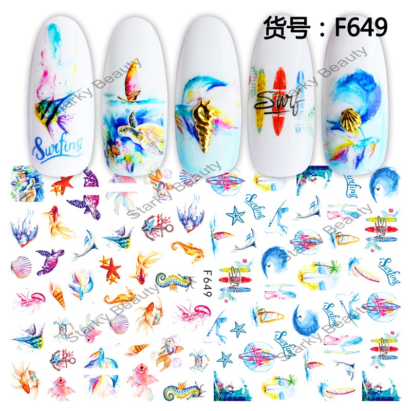 3D self-adhesive really fashion nail art sticker