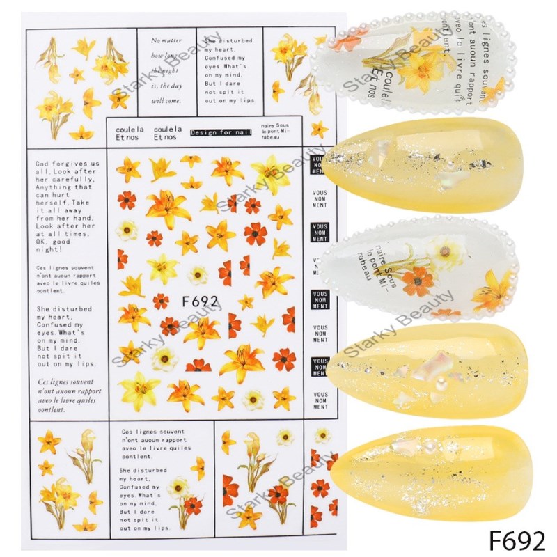 F new nail stickers, environmentally friendly nail stickers