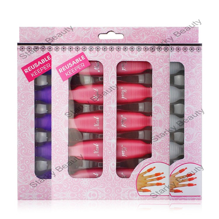 plastic nail soaker(10pcs/set)