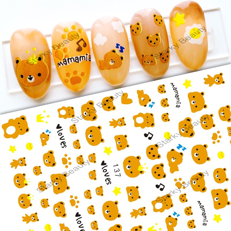 2022 NEW 3D Cartoon nail sticker&decal