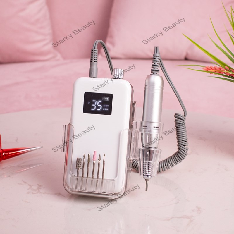 Rechargeable nail polisher 35000 rpm electric portable nail remover