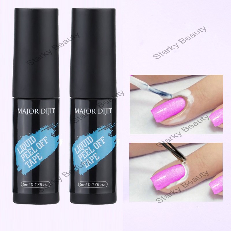 Anti-spill glue nail polish edge protection, tearable anti-dirty liquid, gradient printing