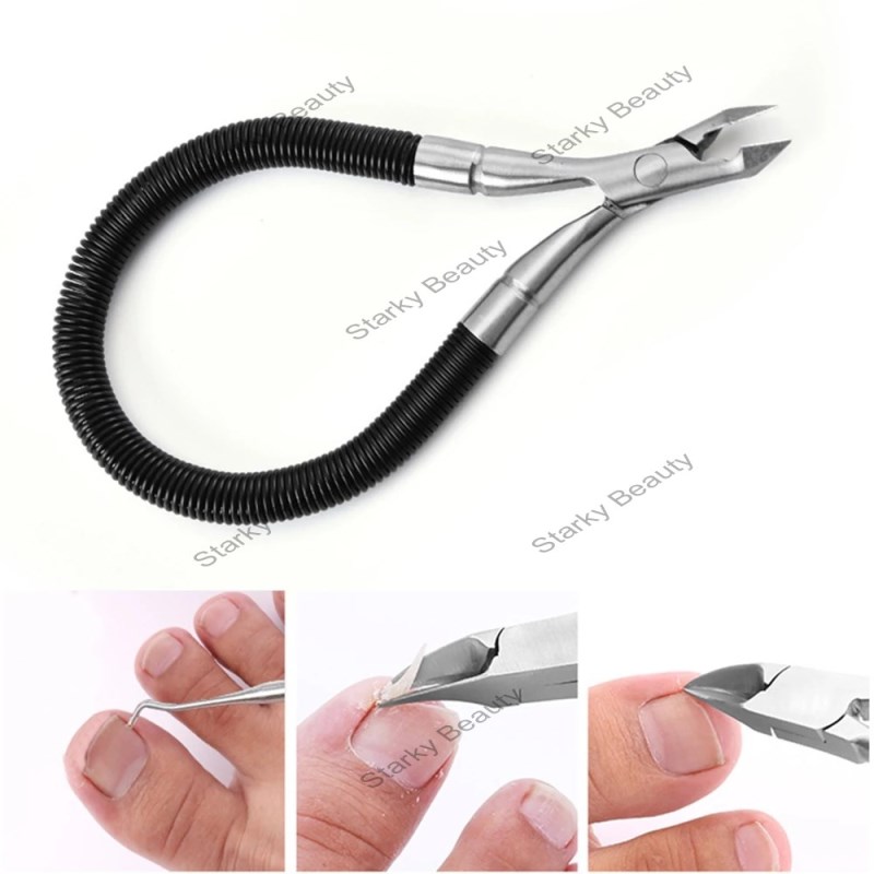 Stainless steel spring dead skin pliers dead skin scissors nail art nail scissors