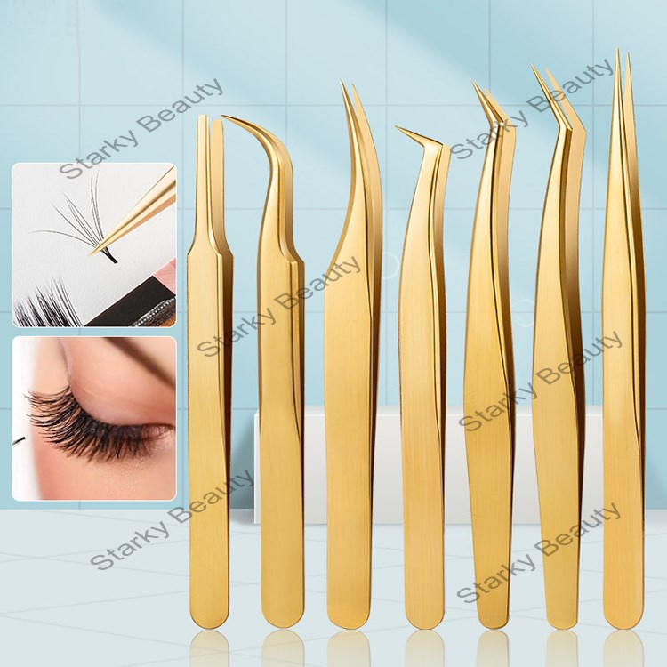 Eyelash Tweezers High Precision Stainless Steel Eyelash Curler