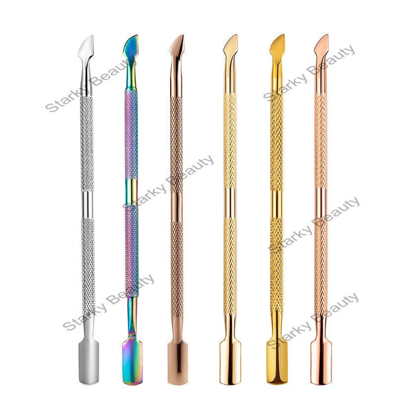 Stainless Steel Cuticle Nail Pusher And Cleaner