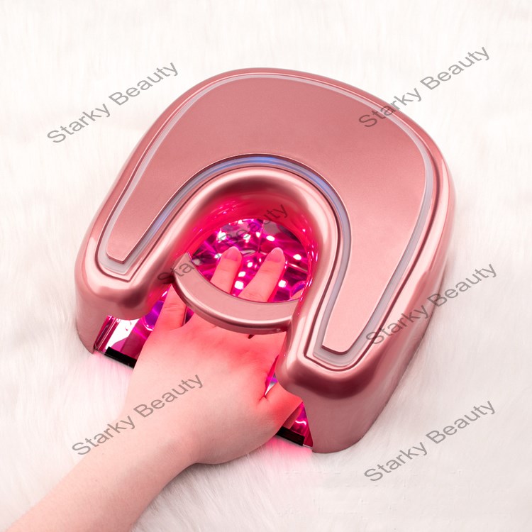 new manicure gel machine 48W rose gold intelligent induction nail baking lamp