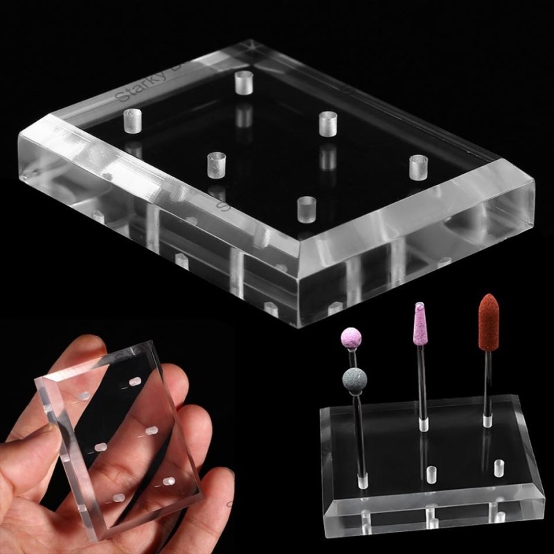 Acrylic Bits Stand-for 6 holes