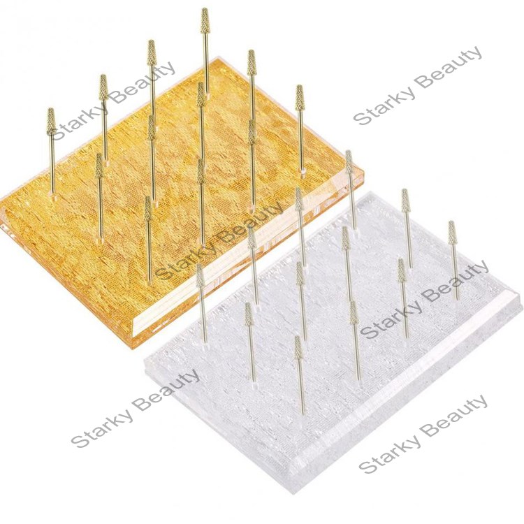 Acrylic Bits Stand for 12 holes