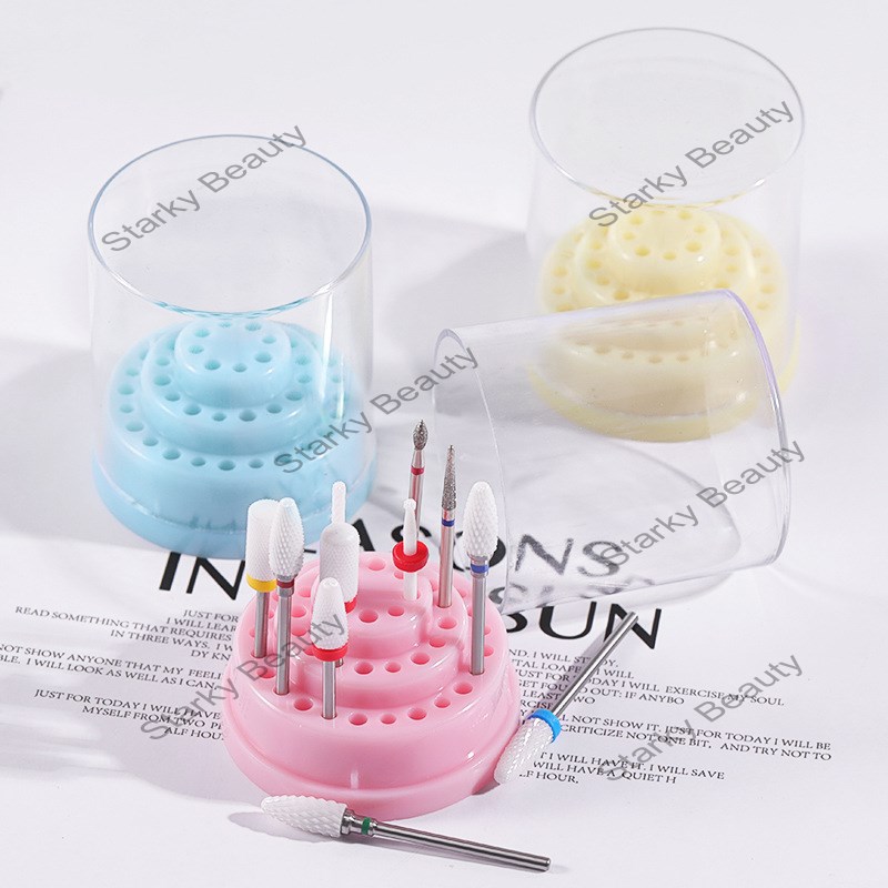 48Holes Nail Art nail drill bit Tool Holder Container