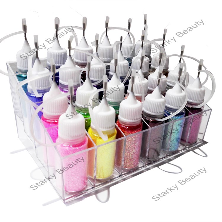 Nail Glitter Powder Bottle Holder