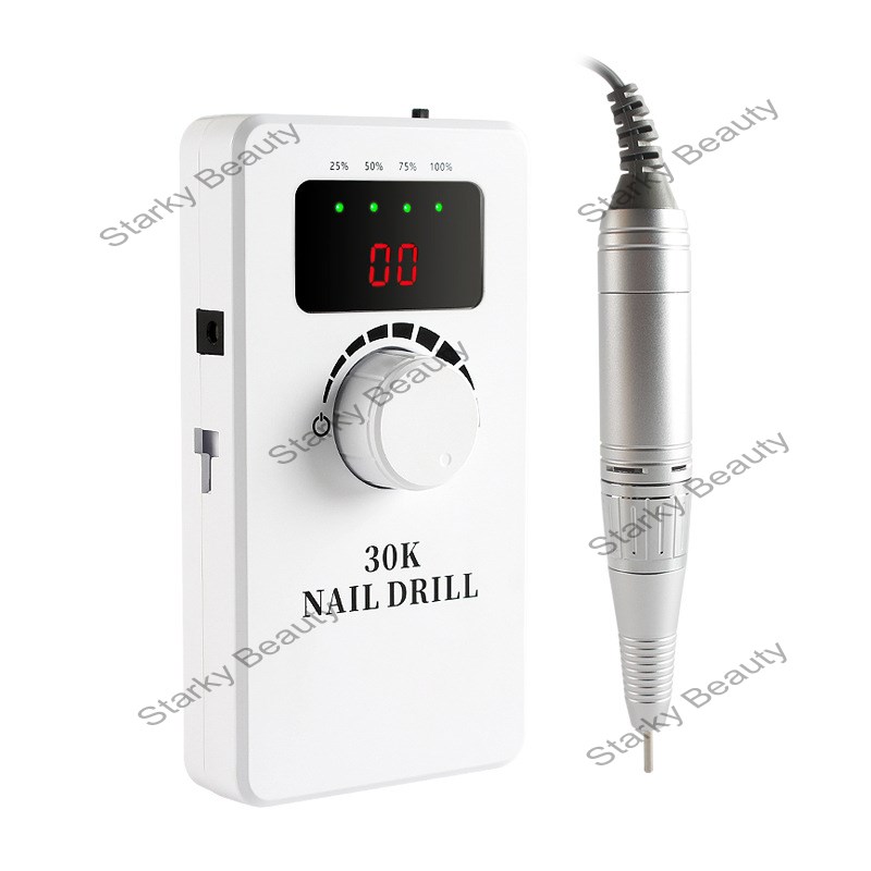 Nail Rechargeable Polisher Portable Nail Polisher 30000 rpm Nail Polisher