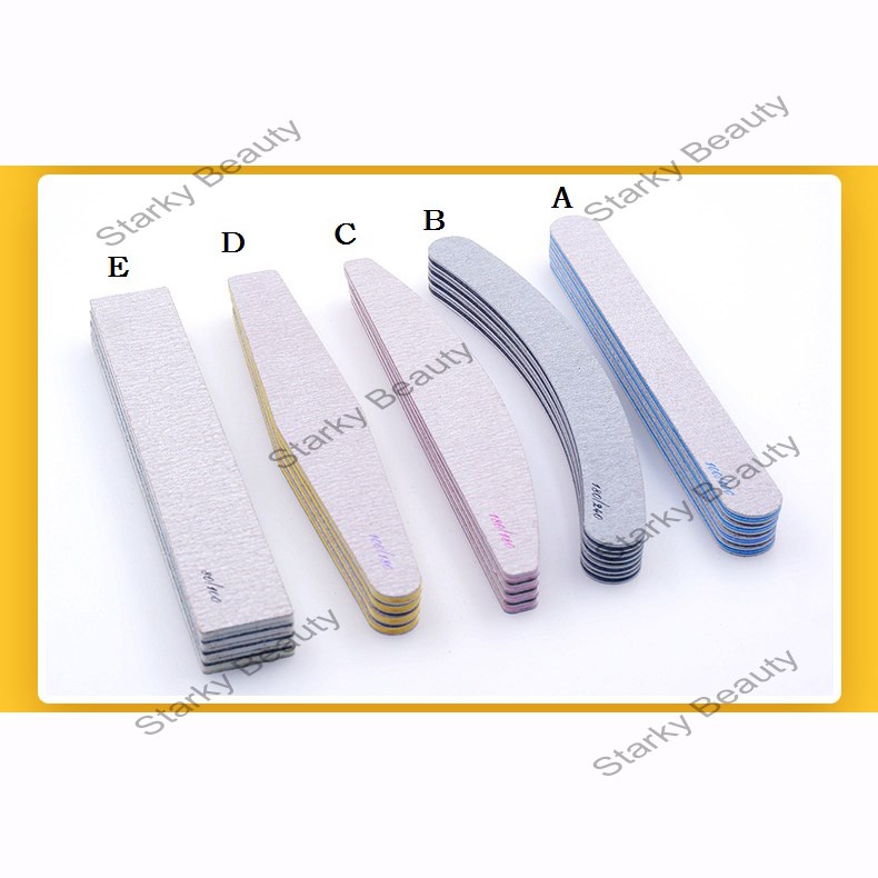 Japanese Material Grey sandpaper diamond shaped nail files