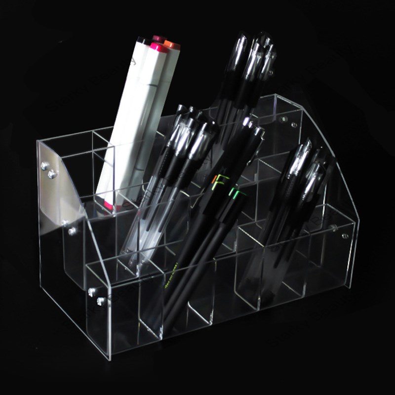 Triple-Deck Acrylic Cosmetic Case