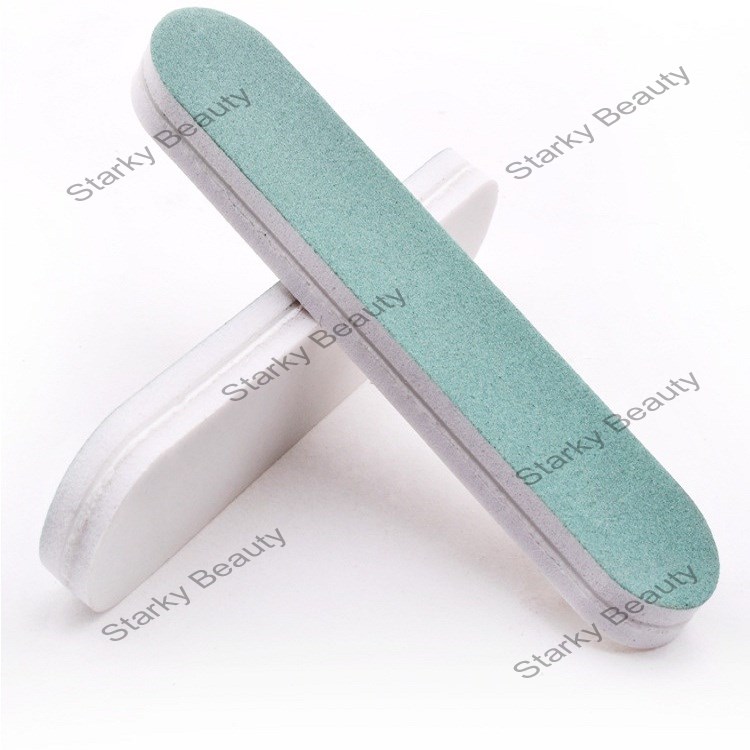 One Side White One Side Green Mini Nail Shining Buffer