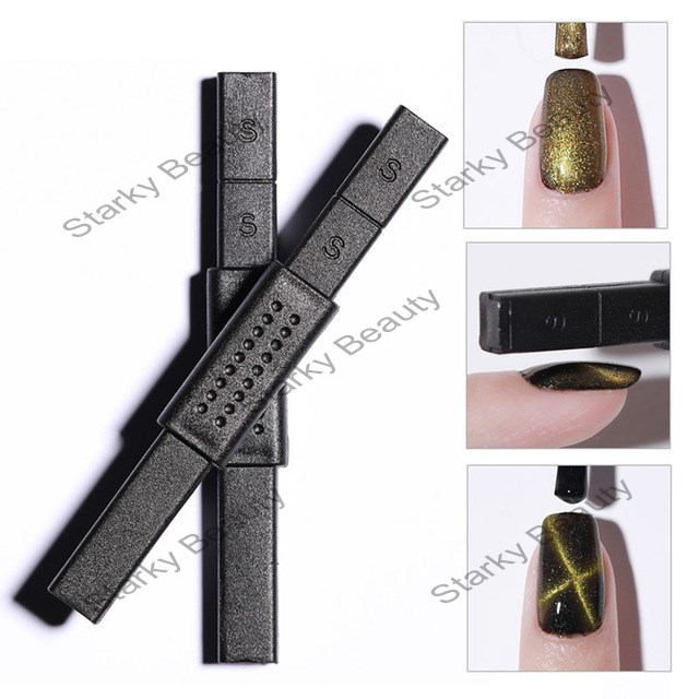 2 sides cat eye gel nail art magnet multi-use figure pen