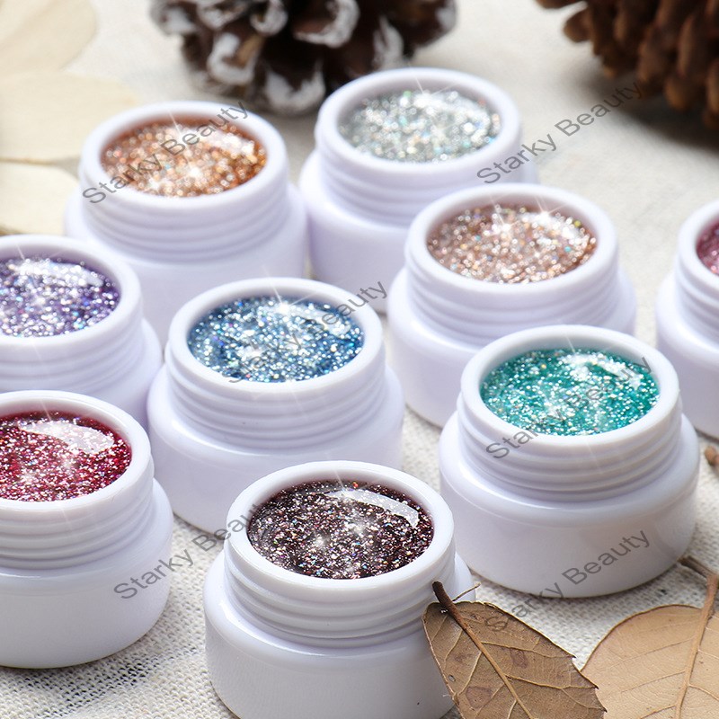 New fashion colorful star series nail shop special phototherapy gel