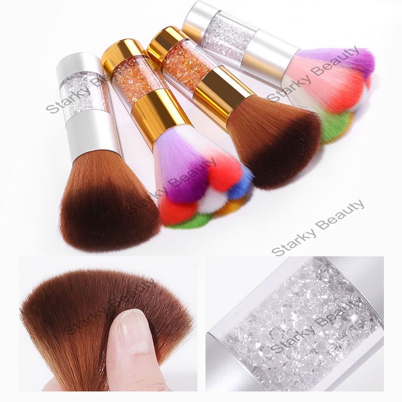 Colorful powder brush